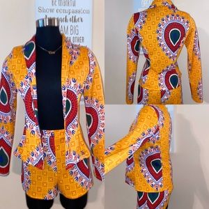 Blazer and short set